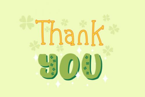 Happy Clover Font 9