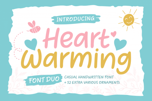 Heart Warming Extra Font 1