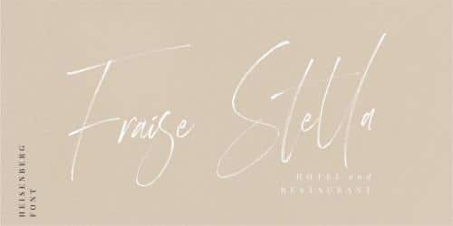 Heisenberg Handwritten Font 10