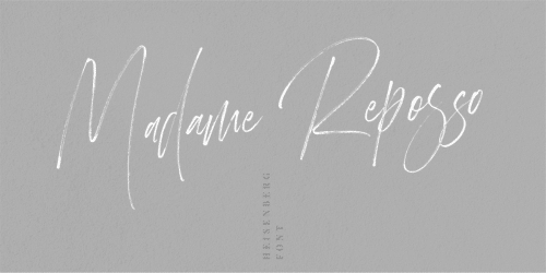 Heisenberg Handwritten Font 12