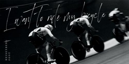 Heisenberg Handwritten Font 7