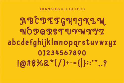 Hello Thankies Font 5