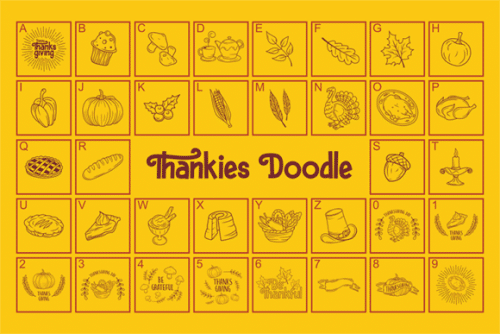 Hello Thankies Font 7