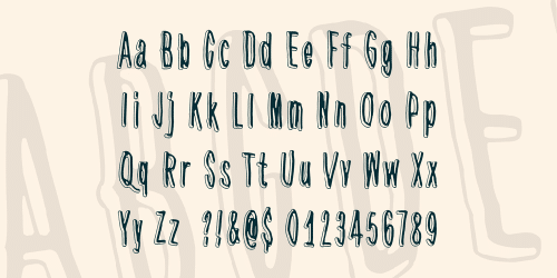 Hidden Zebra Font 3