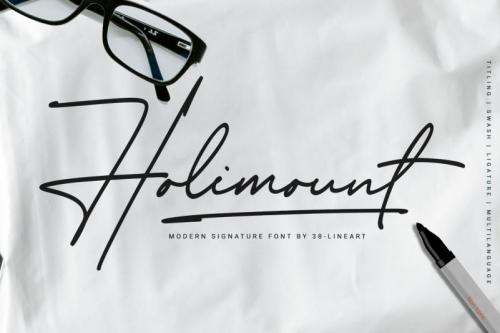 Holimount Swash Font