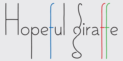 Hopeful Giraffe Font
