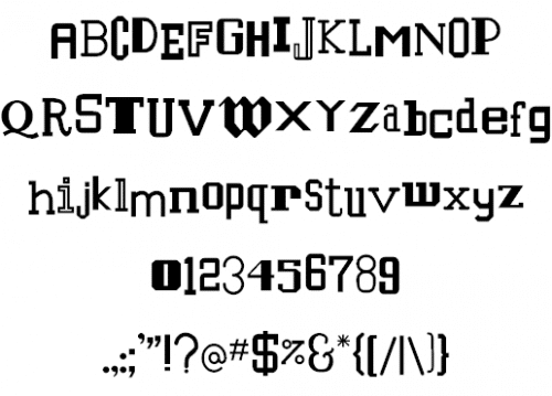 Houraisan Francisco Font 1