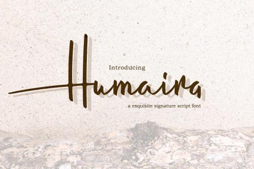 Humairah Script Font 1