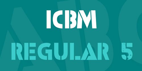 ICBM Font Family