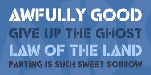 ICBM Font Family 1