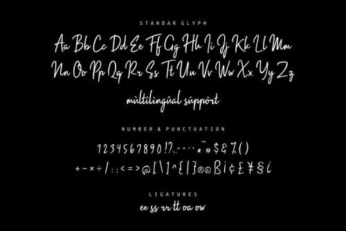 Impossible Script Handwritten Font 11