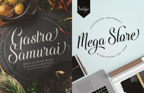 Indulge Script Font 1