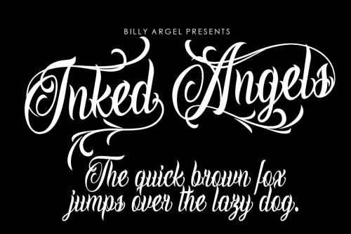 Inked Angels Font 2