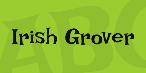 Irish Grover Font