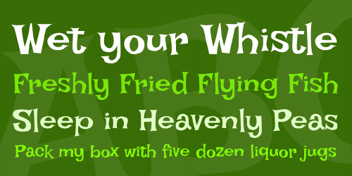 Irish Grover Font 1