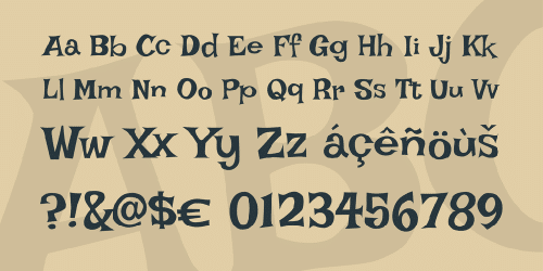 Irish Grover Font 3