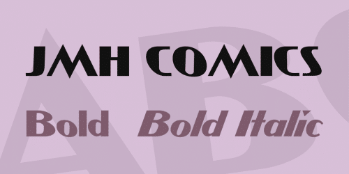 JMH Comics Font 5