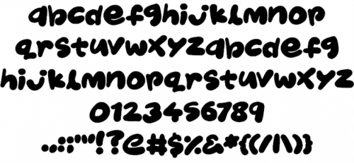 Jelly Kids Font 1
