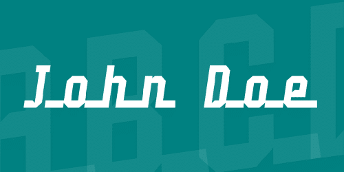 John Doe Font