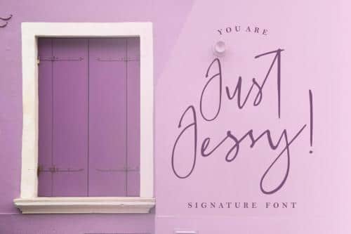 Just Jessy Font