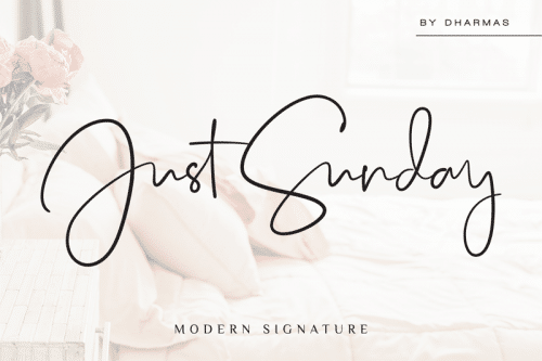 Just Sunday Font