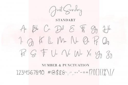 Just Sunday Font 14