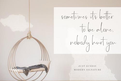 Just Sunday Font 8
