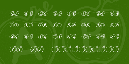 KR Apple Font 2
