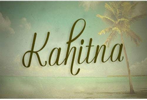 Kahitna Font 1