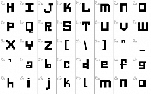 Kappa's Pororoca Font 3