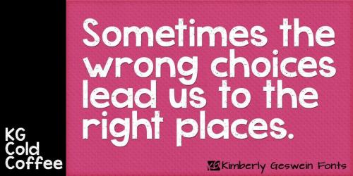 Kg Cold Coffee Font 4