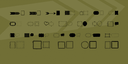 Kg Flavor And Frames Two Font