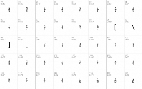 Kg Traditional Fractions Font 2