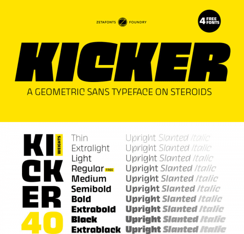 Kicker-Trial-Font
