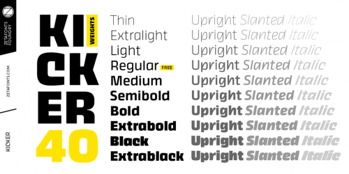 Kicker Font 1