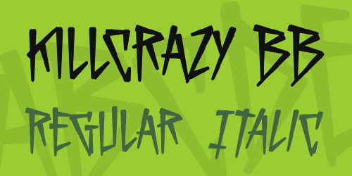 Killcrazy Bb Font