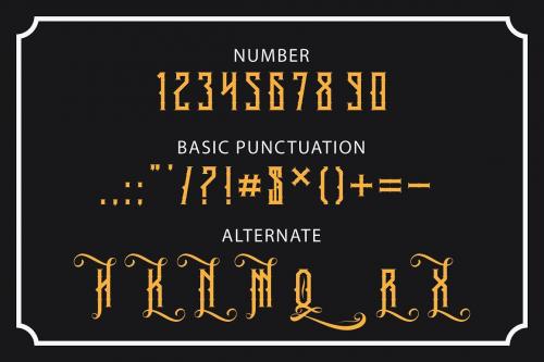 King Armored Font 5