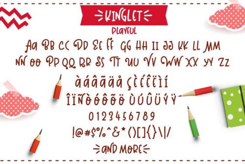 Kinglet Playful Font 8