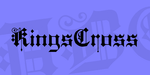 Kings Cross Font