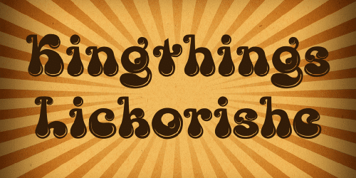 Kingthings Lickorishe Font