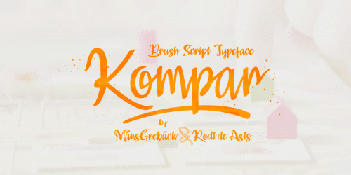 Kompar Bold Font 1