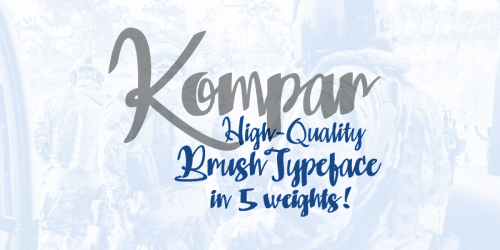 Kompar Bold Font 3