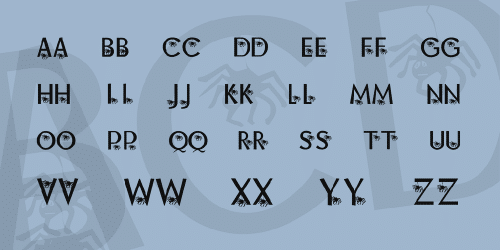 Kr Along Came A Spider Font 1