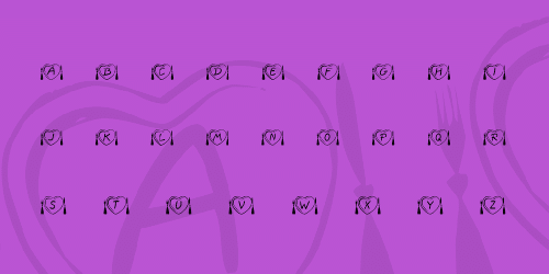 Kr Anniversary Dinner Font 1