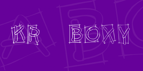 Kr Boxy Font