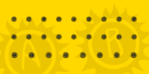 Kr California Sun Font 1