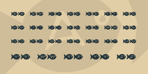 Kr Fishy Font 1