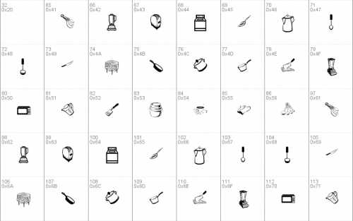 Kr Kitchen Dings Font 1