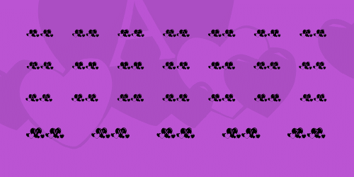 Kr Lots Of Hearts Font 1