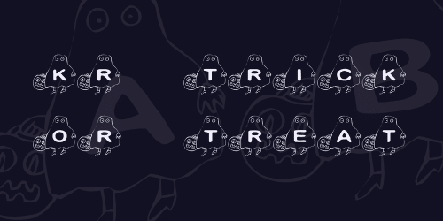 Kr Trick Or Treat Font